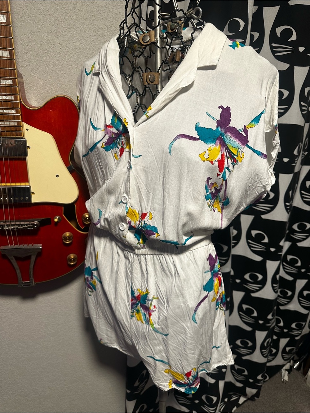 80s Vintage California Krush Romper